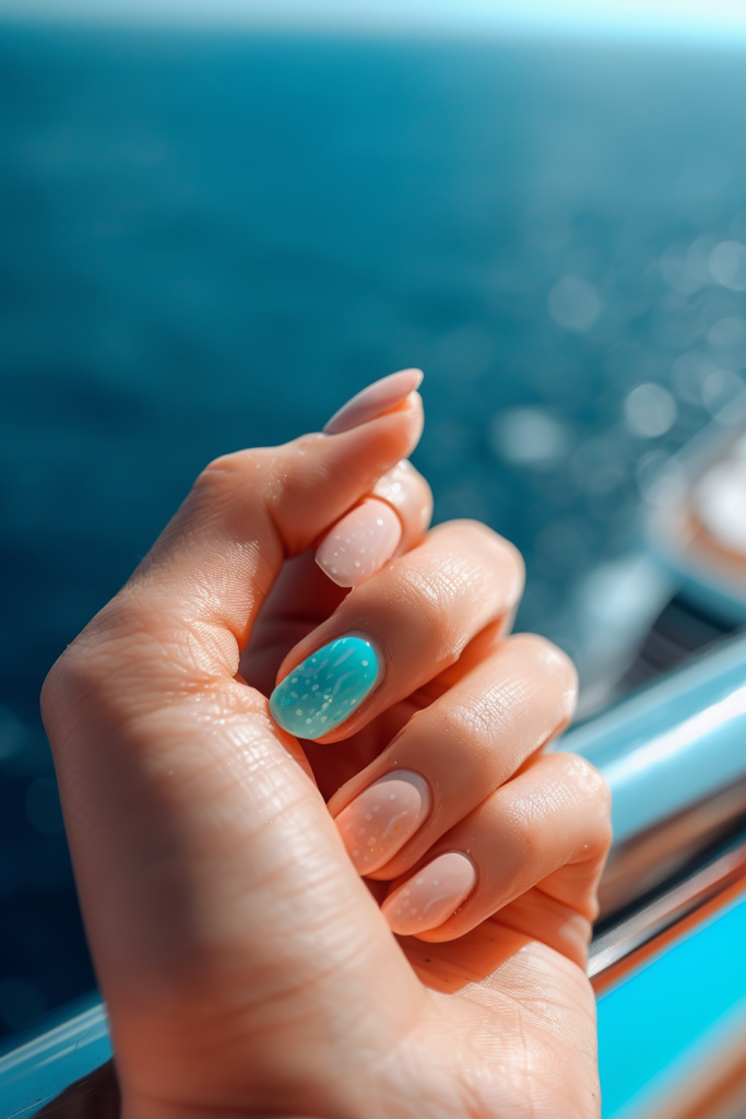 blue cruise nails
